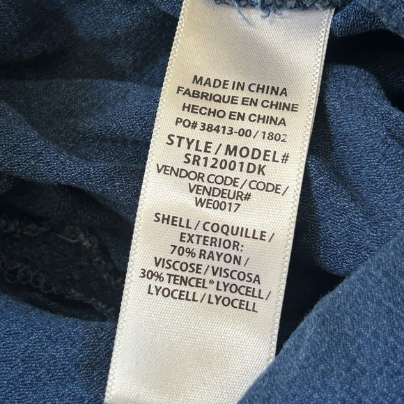 Splendid Navy Button-Front Jumpsuit - Picture 3 of 16